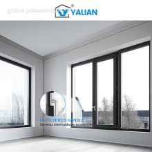 Flush Casement Windows  Modern French Design Aluminum Alloy Casement Windows Factory